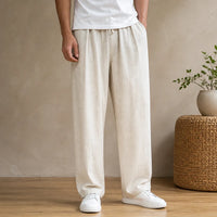 Pantalon Droit Japonais en Lin