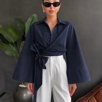 Kimono coton femme cache-cœur