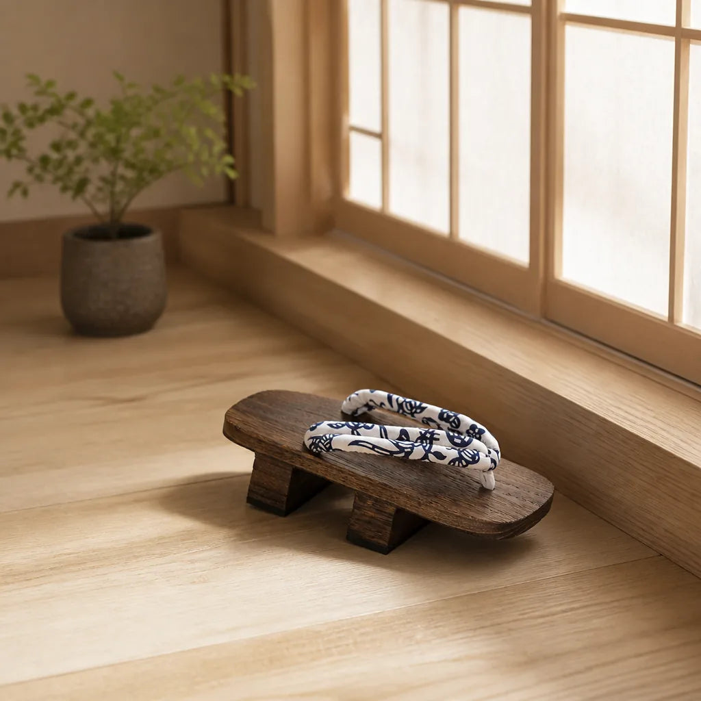 Geta japonaise en bois pour homme