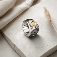 Bague japonaise homme signe bouddhique