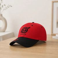 Casquette baseball brodée — motifs manga et idéogrammes