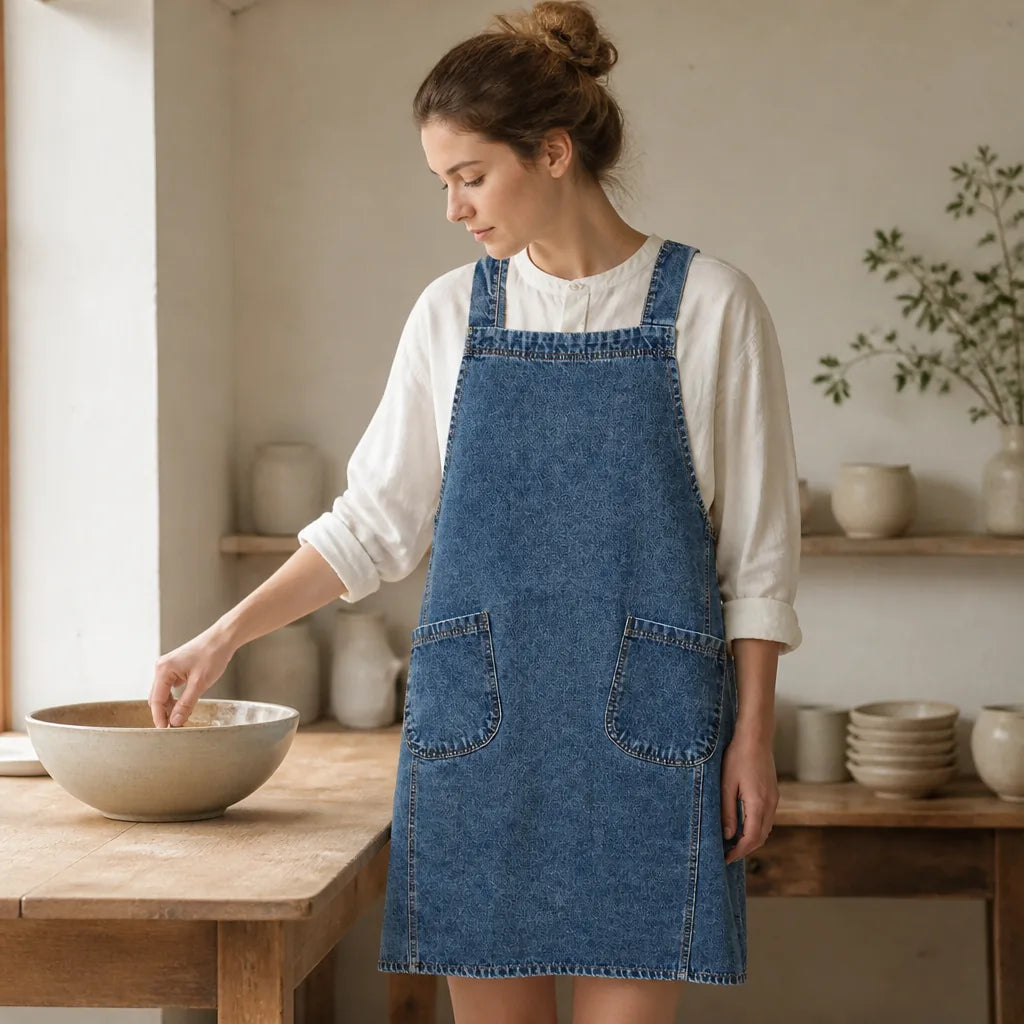 Robe Tablier Japonais En Jean