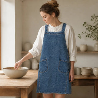 Robe Tablier Japonais En Jean