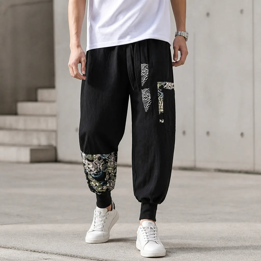 Pantalon streetwear japonais homme