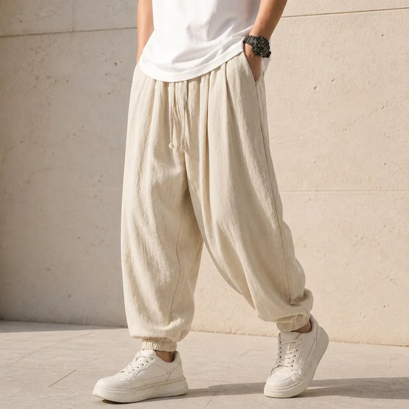 Pantalon Sarouel Japonais Homme