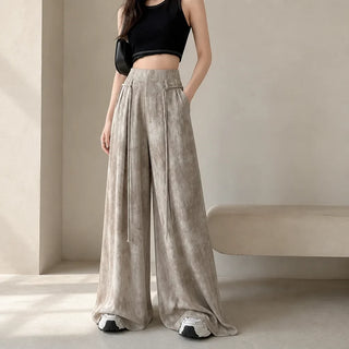 Pantalon Japonais Ample à Cordon