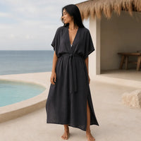 Kimono de Plage Ceinture à Nouer
