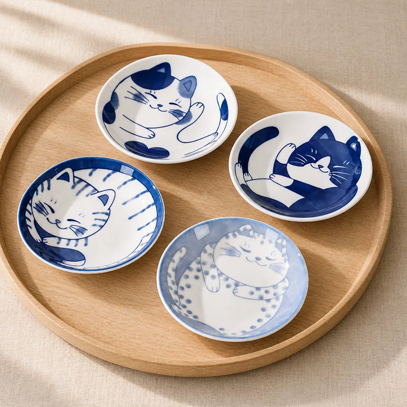 Petite Assiette Japonaise Chat