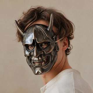 Masque Hannya Japonais à Cornes