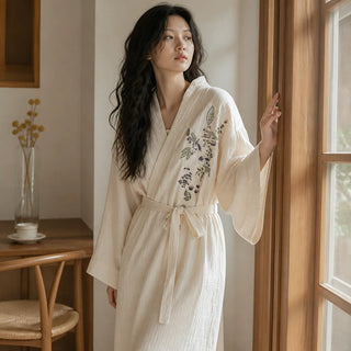 Kimono maillot de bain en coton