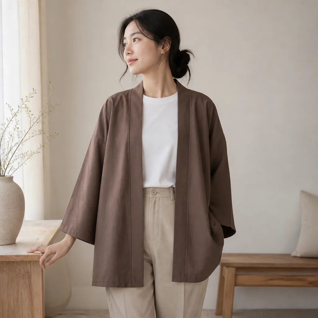 Veste Kimono Fluide Femme