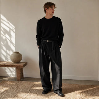 Pantalon japonais large homme