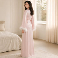 Peignoir Kimono Long Rose
