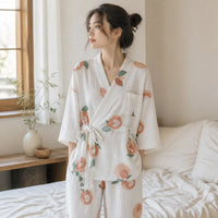 Ensemble Kimono Gaze De Coton Pour Femme