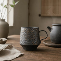 Mug en grès effet rouille
