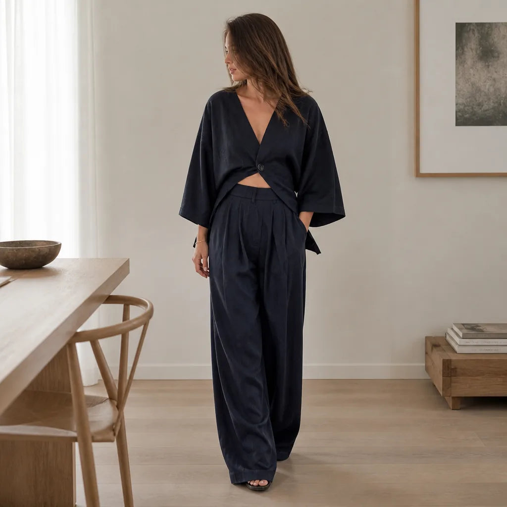 Ensemble kimono femme ample