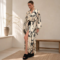 Kimono femme fleuri élégant