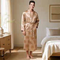 Robe de Chambre Homme Satin Dragon