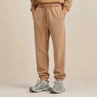 Pantalon Délavé Ample Rétro