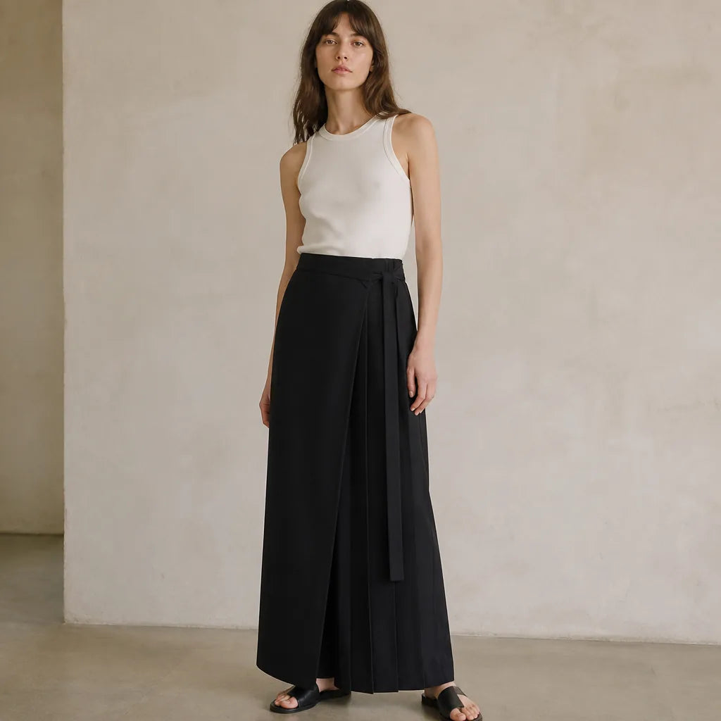 Pantalon large asymétrique streetwear