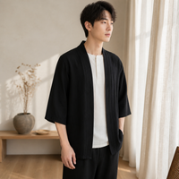 Cardigan kimono homme ample
