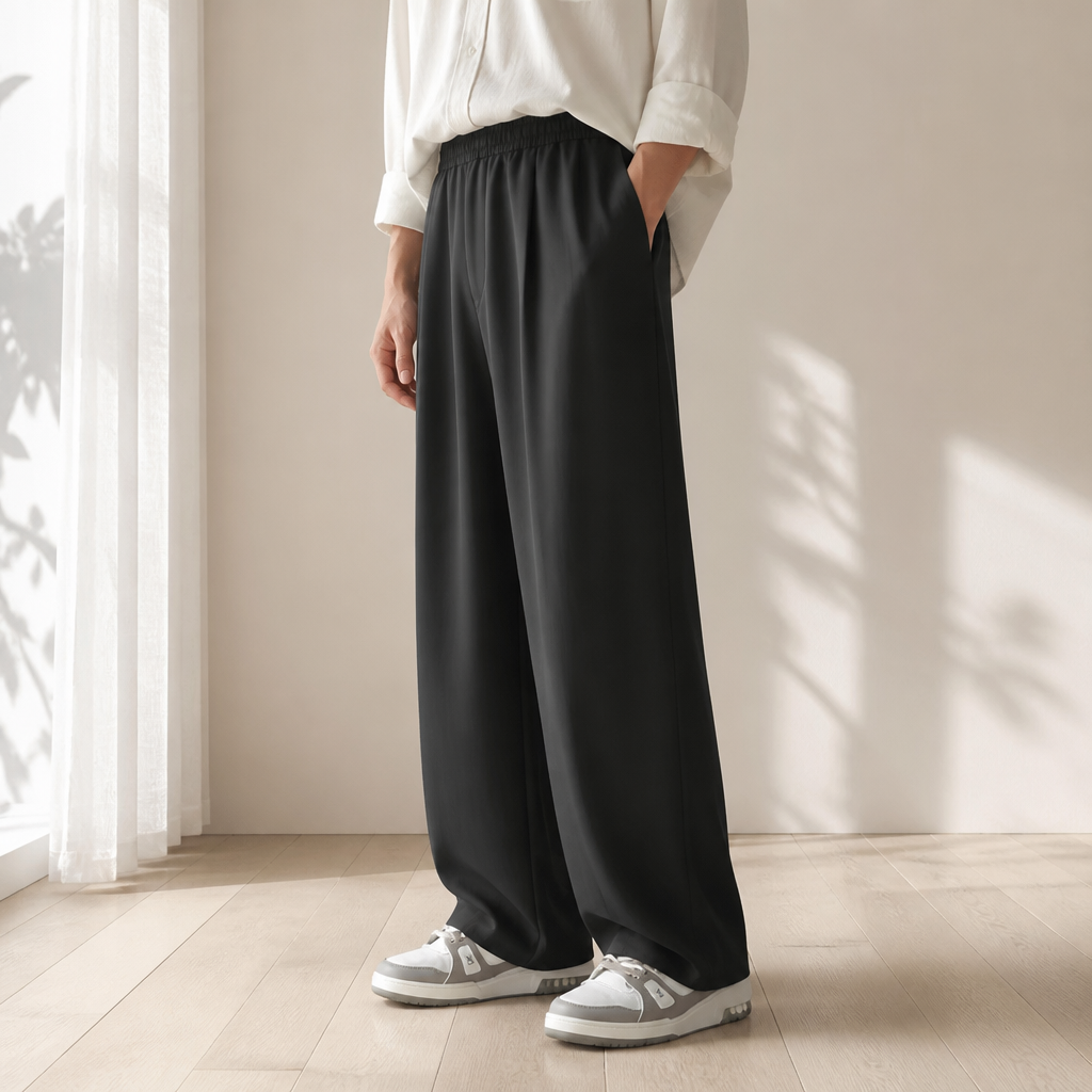 Pantalon japonais droit