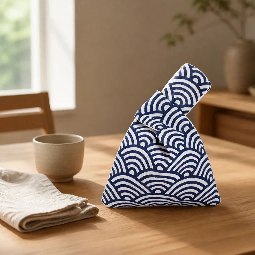 Sac japonais furoshiki en tissu