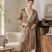Peignoir Kimono Satin Homme