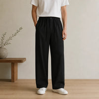 Pantalon Japonais en Coton Ample