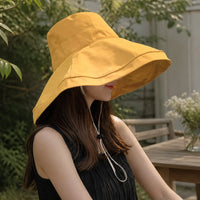 Chapeau capeline large bord