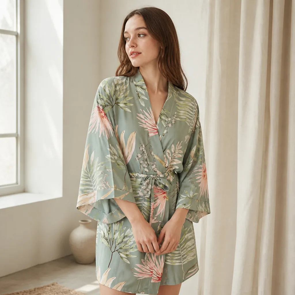 Peignoir Kimono Femme Élégant