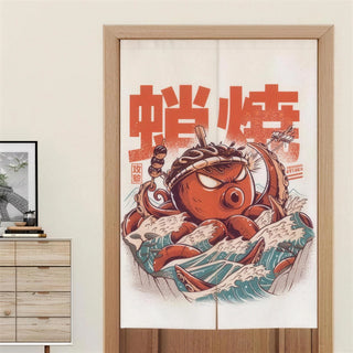 Noren japonais Bakudai Tako