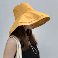 Chapeau capeline large bord