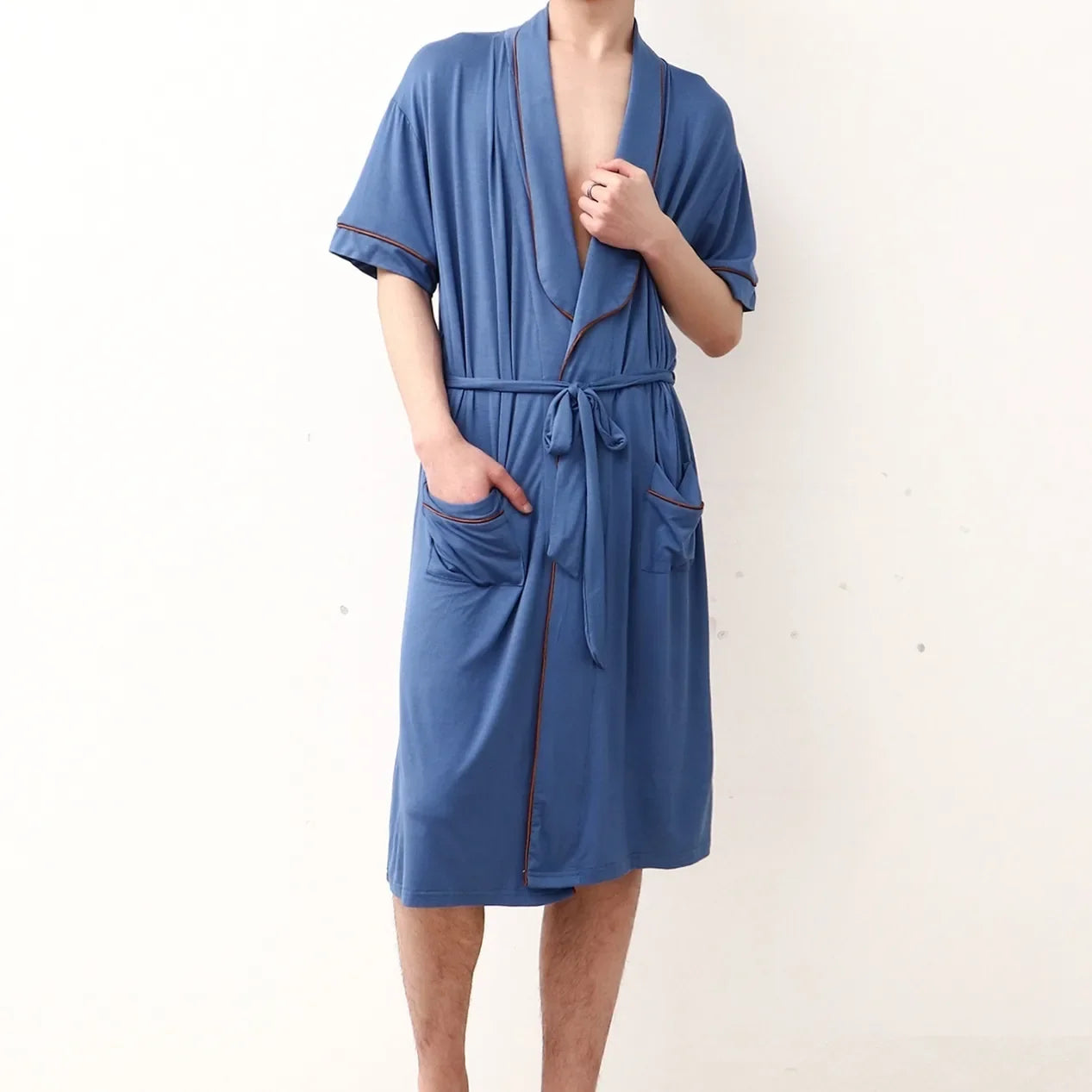 Peignoir Kimono Homme en Modal