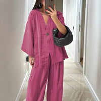 Ensemble kimono femme ample