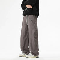 Pantalon cargo japonais coton large