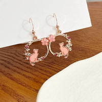 Boucles d'oreilles chat étoilé