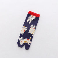 Chaussettes tabi japonaises à motifs