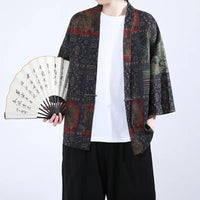 Veste Kimono Japonais Motifs Homme