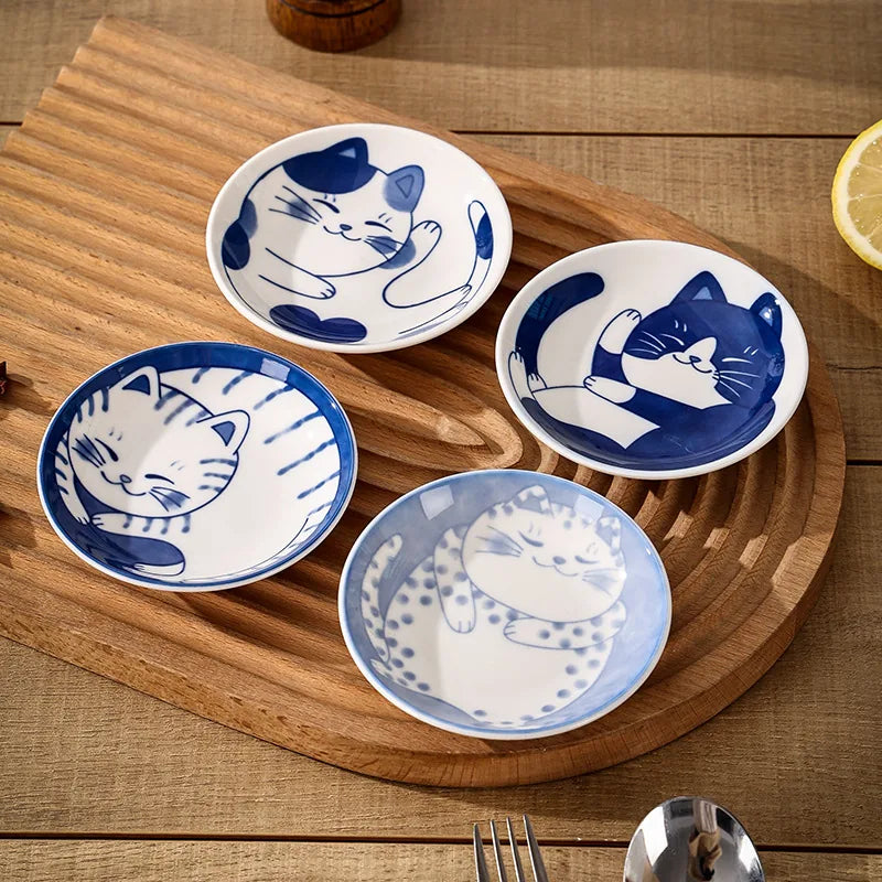 Petite Assiette Japonaise Chat