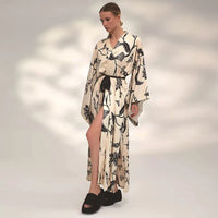 Kimono femme fleuri élégant