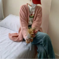 Cardigan long femme style kimono