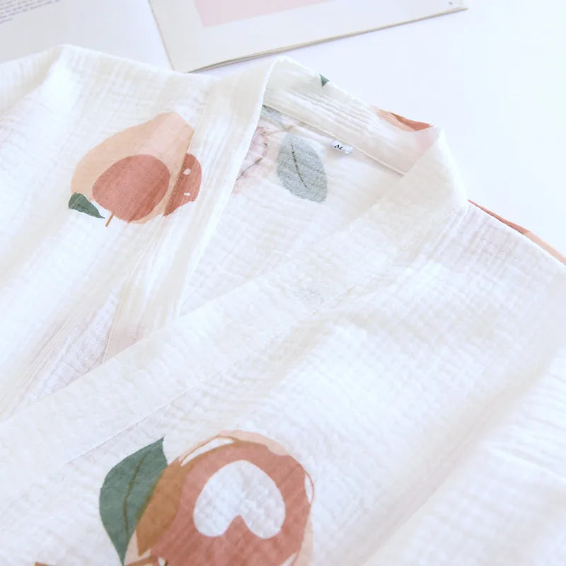 Ensemble Kimono Gaze De Coton Pour Femme
