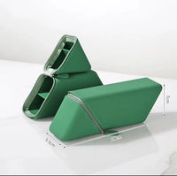 Trousse Porte-Stylos Triangulaire en Silicone