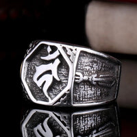 Bague japonaise homme signe bouddhique