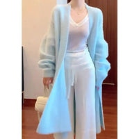 Cardigan long douillet façon kimono