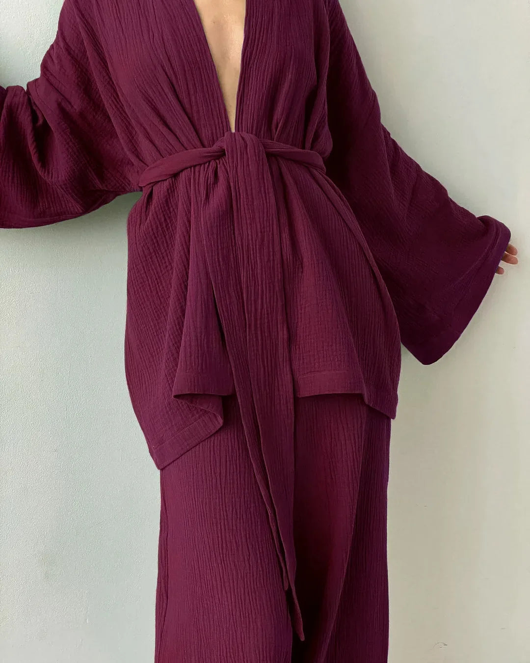 Ensemble Kimono en Gaze de Coton
