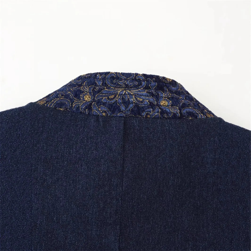 Veste Kimono Chic Bleu