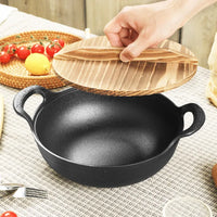Marmite en fonte façon wok
