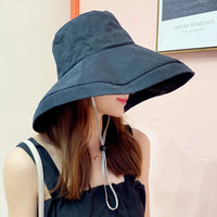 Chapeau capeline large bord
